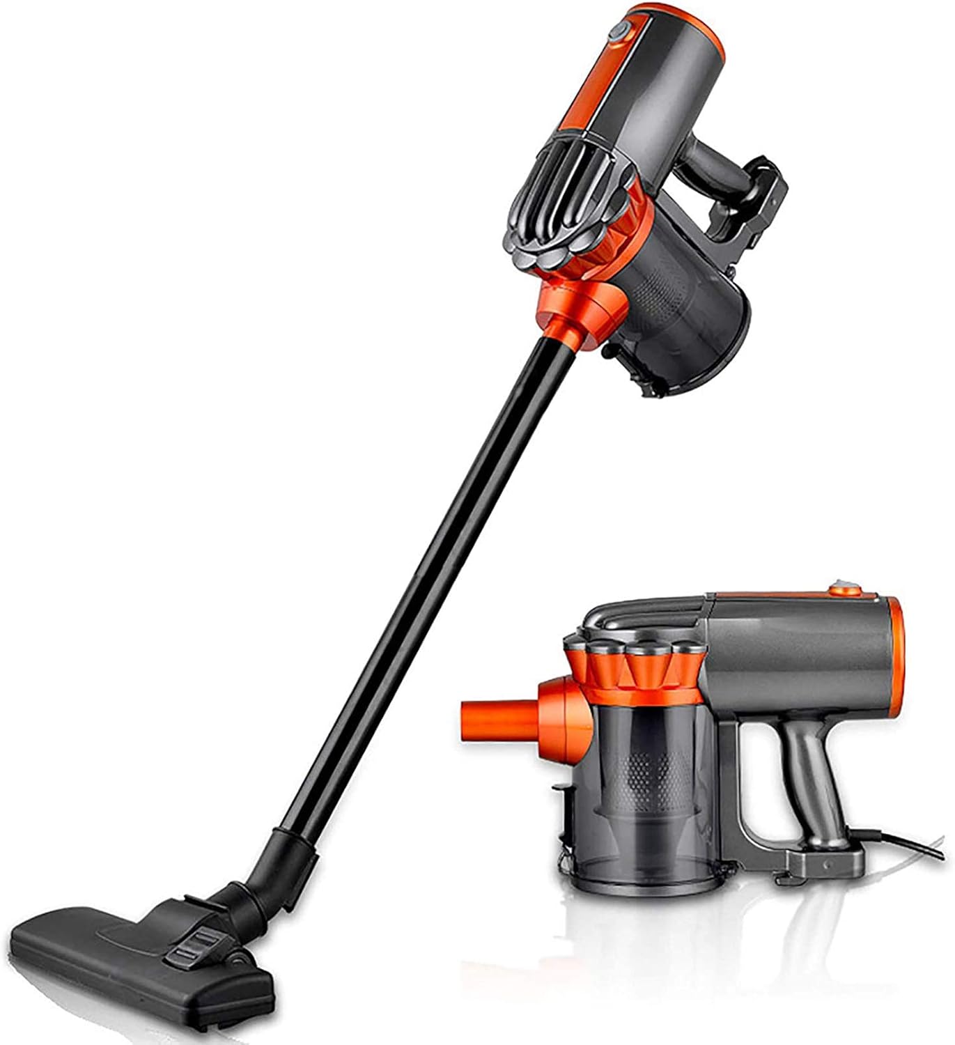 2-in-1 Vacuum Cleaner,18Kpa Swivel Ultra Lightweight Corded Stick Vacuum,Strong Suction Handheld Stick Versatile Vacuum, Cleaner Bagless for Floor Carpet Car Pet Hair
