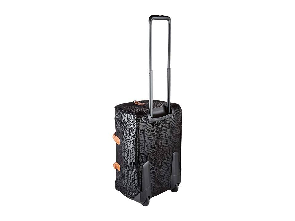 Bric&s My Safari 21x22 Carry-On Rolling Duffle Black
