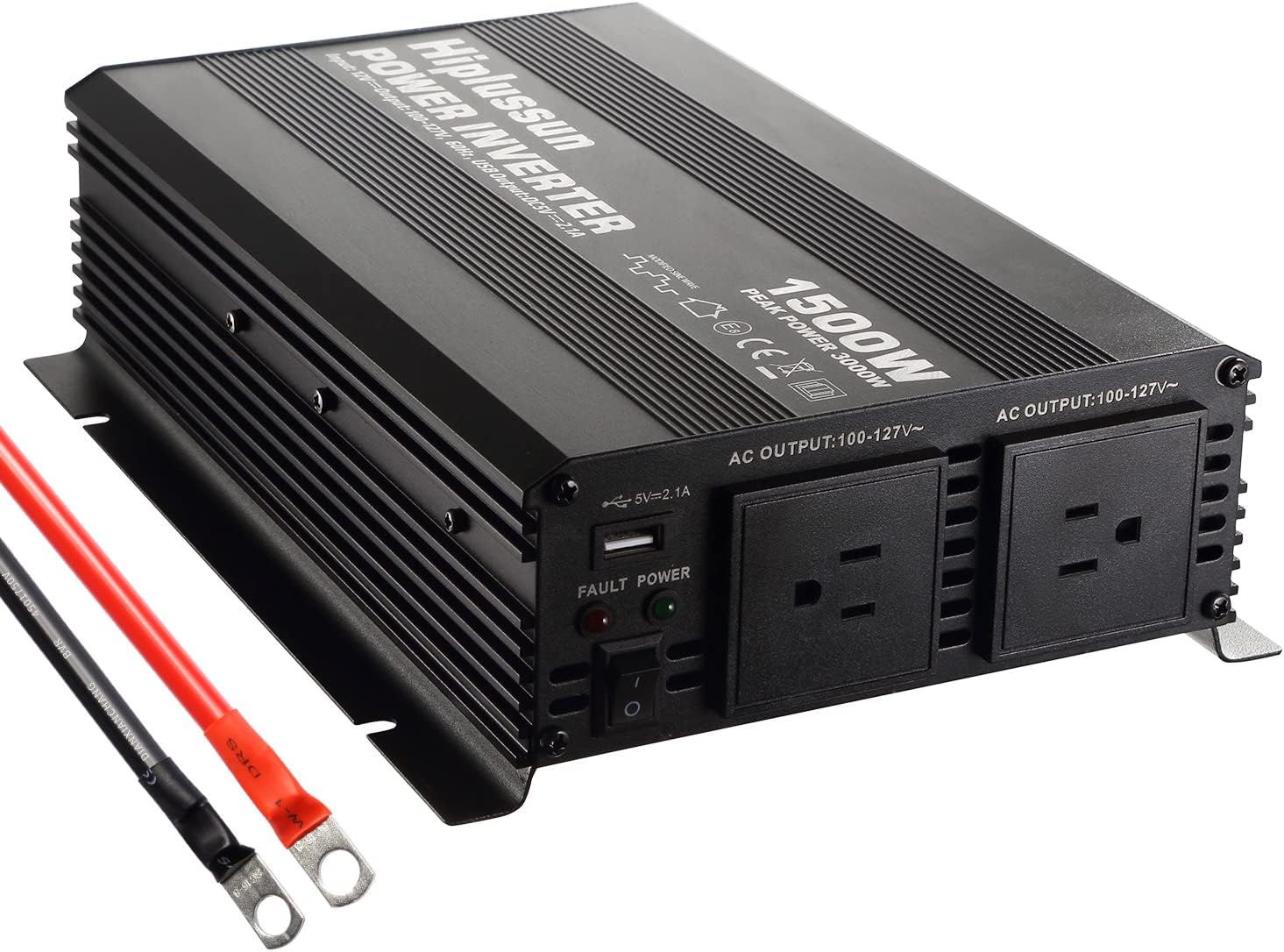 1000 watt Inverter Pure Sine Wave Power Inverter 12V to 110V Inverter DC to AC with Remote Controller and Display and USB Charger