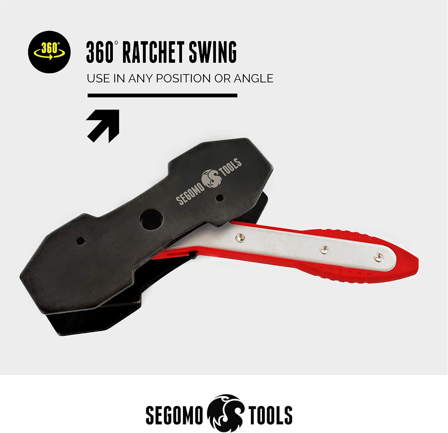 Segomo Tools Premium 360 Degree Ratcheting Brake Caliper Piston Tool | Brake Pad Spreaded | Brake Caliper Press Tool | Brake Caliper Tool | Brake Caliper Press - BCPT01 Pack of 2