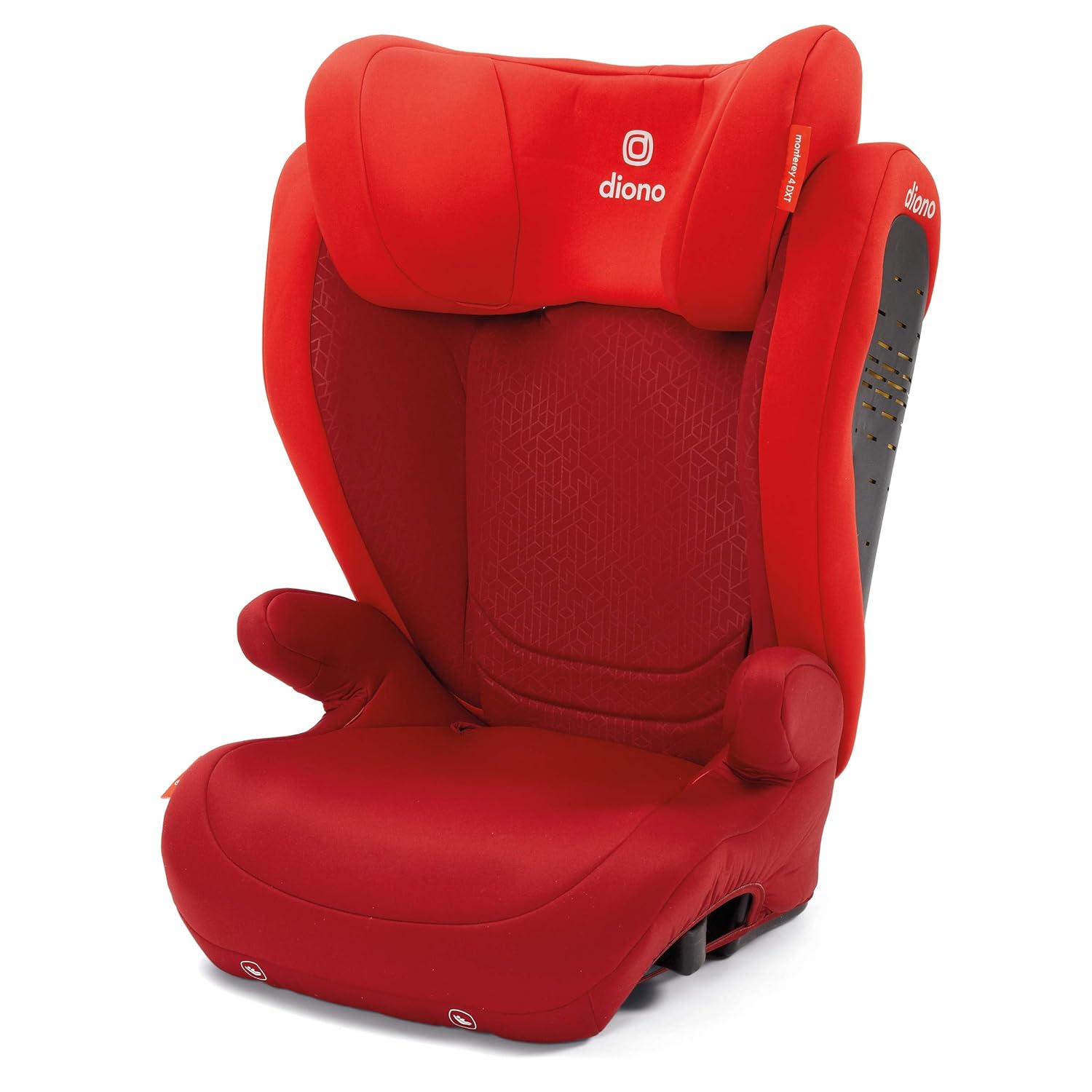 Diono Monterey 4DXT Latch, 2-in-1 High Back Booster Car Seat with Expandable Height, Width, Advanced Side Impact Protection, 8 Years 1 Booster, Plum