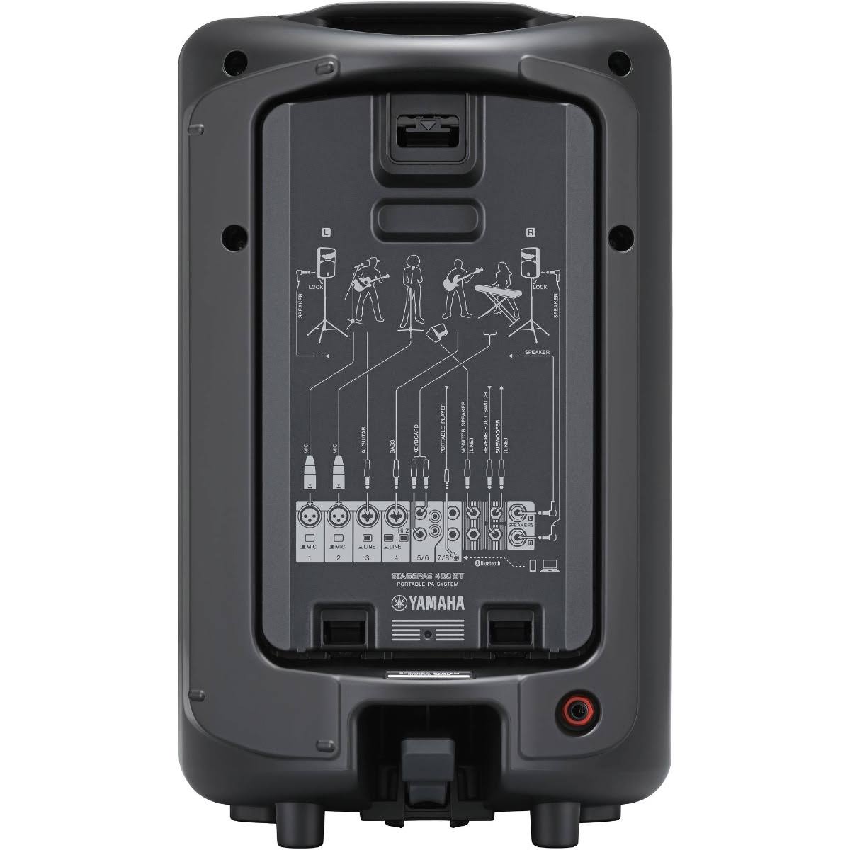 Yamaha STAGEPAS 400BT 2-way Floor-Standing PA Speakers - Wireless