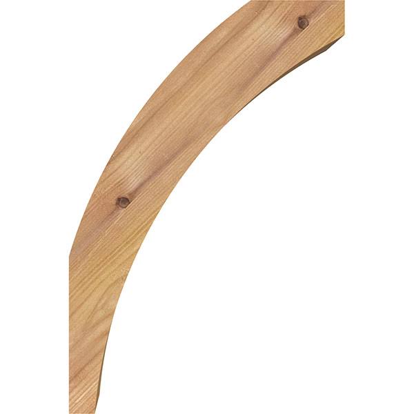 5 1/2x22W x 8x22D x 12x22H Thorton Smooth Brace, Western Red Cedar