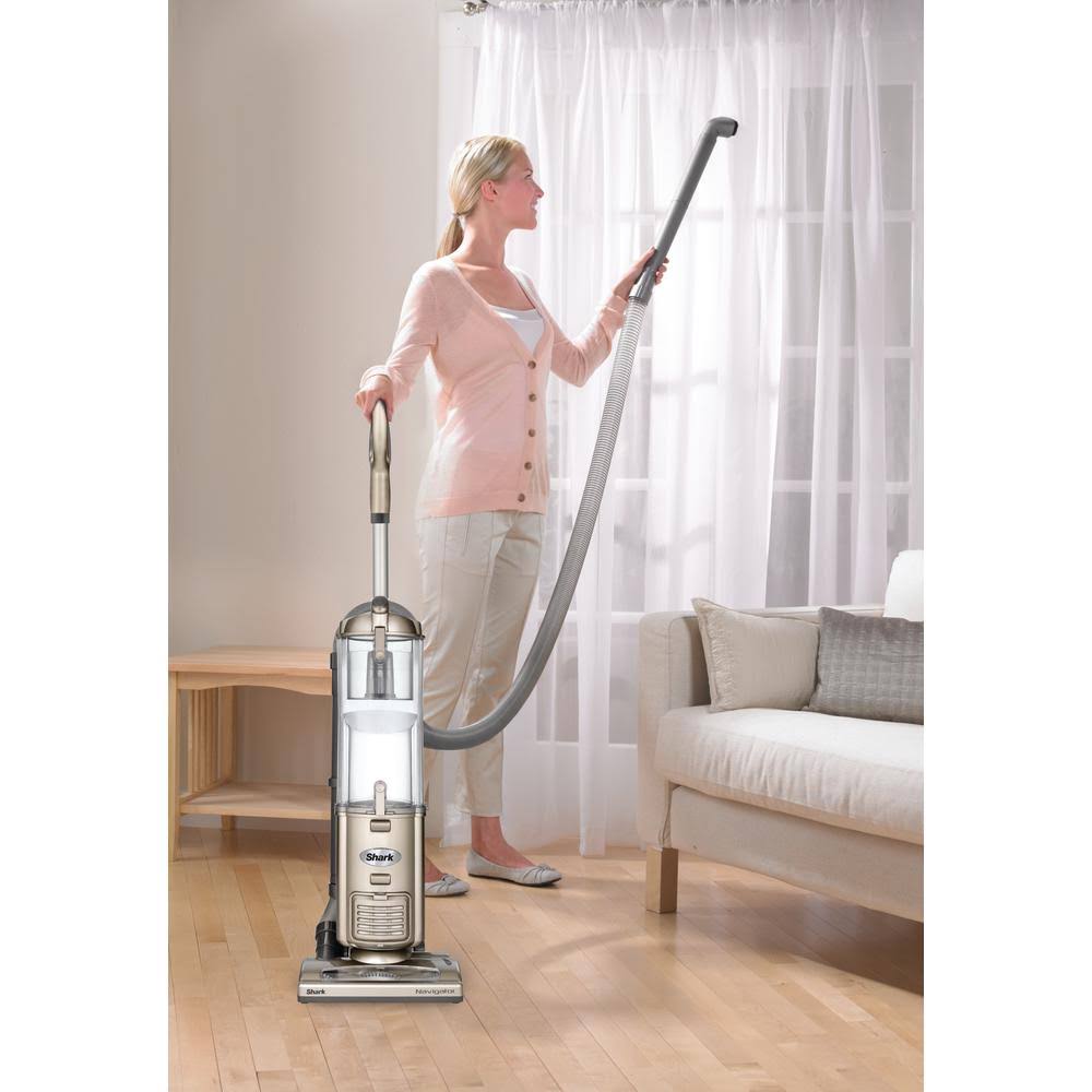 Shark NV42 Navigator Deluxe Upright Bagless Vacuum, Gold (Certified Refurbished)