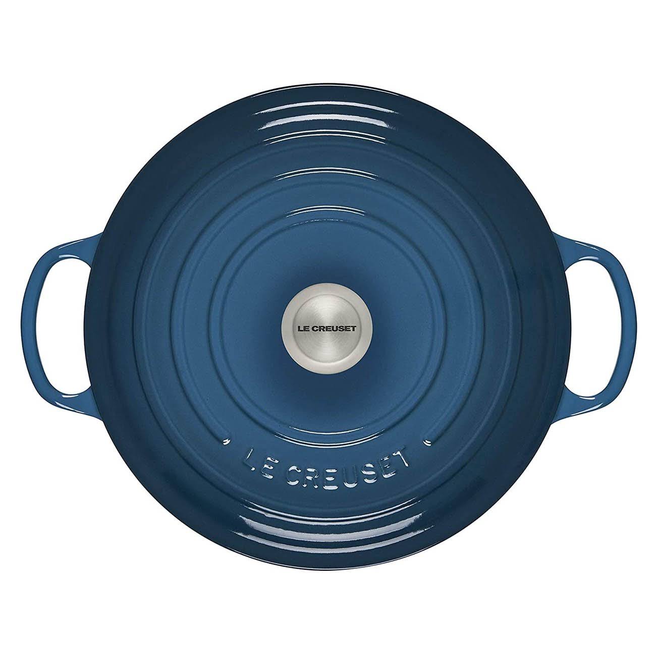 Le Creuset Signature 6.75-Qt. Deep Teal Round Wide Dutch Oven