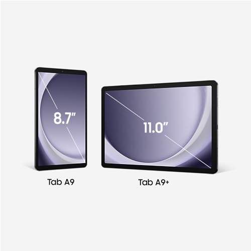SAMSUNG Galaxy Tab A9 8.7" SM-X115 64GB 4GB Factory Unlocked WiFi + LTE Cellular Tablet - International Version (Silver)