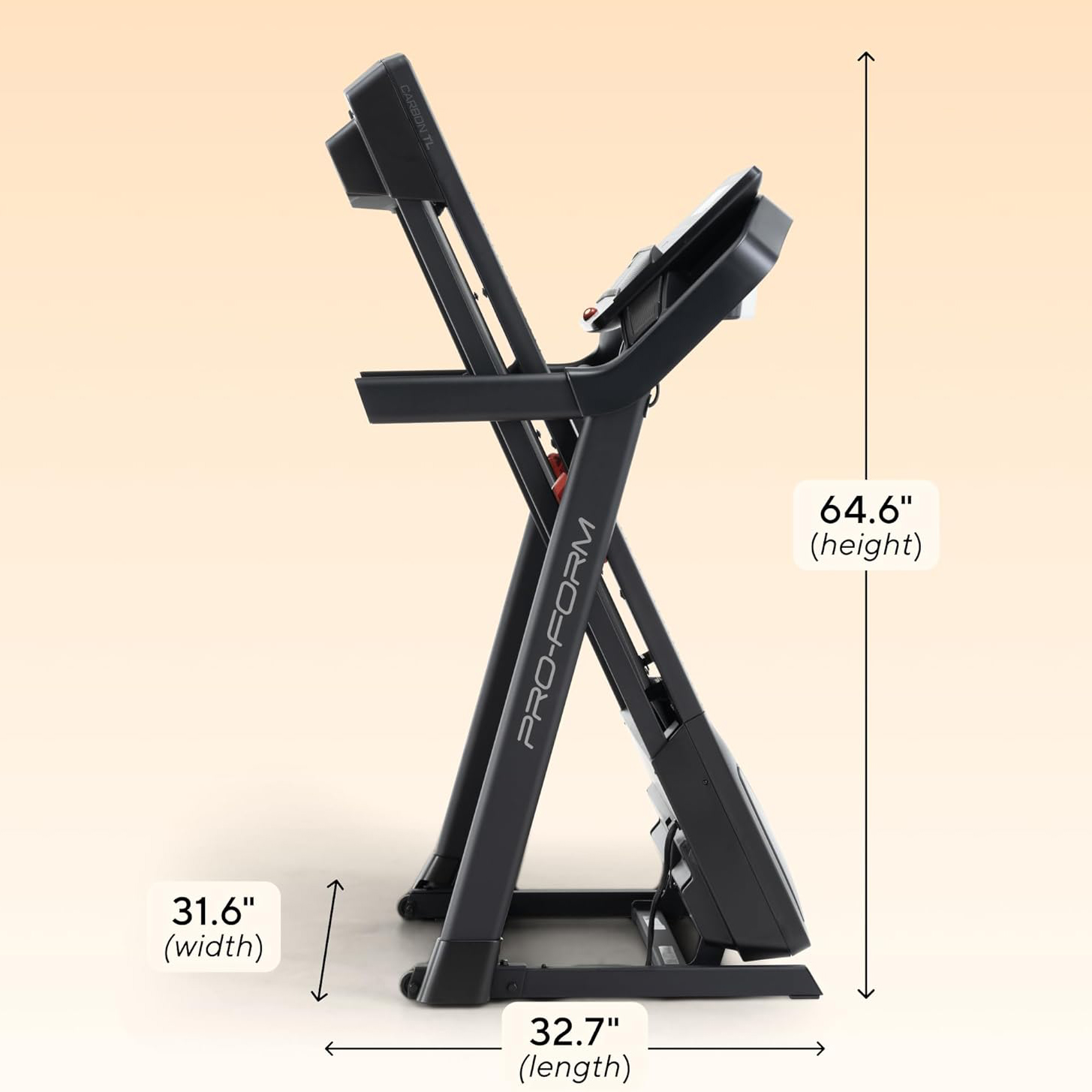 Proform Carbon Treadmills: Treadmills for Walking and Running with Built-in Fan and SpaceSaver Design