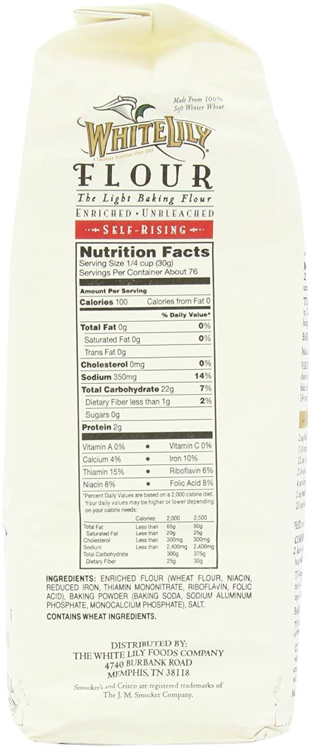 White Lily Unbleached Self-Rising Flour 5lb.