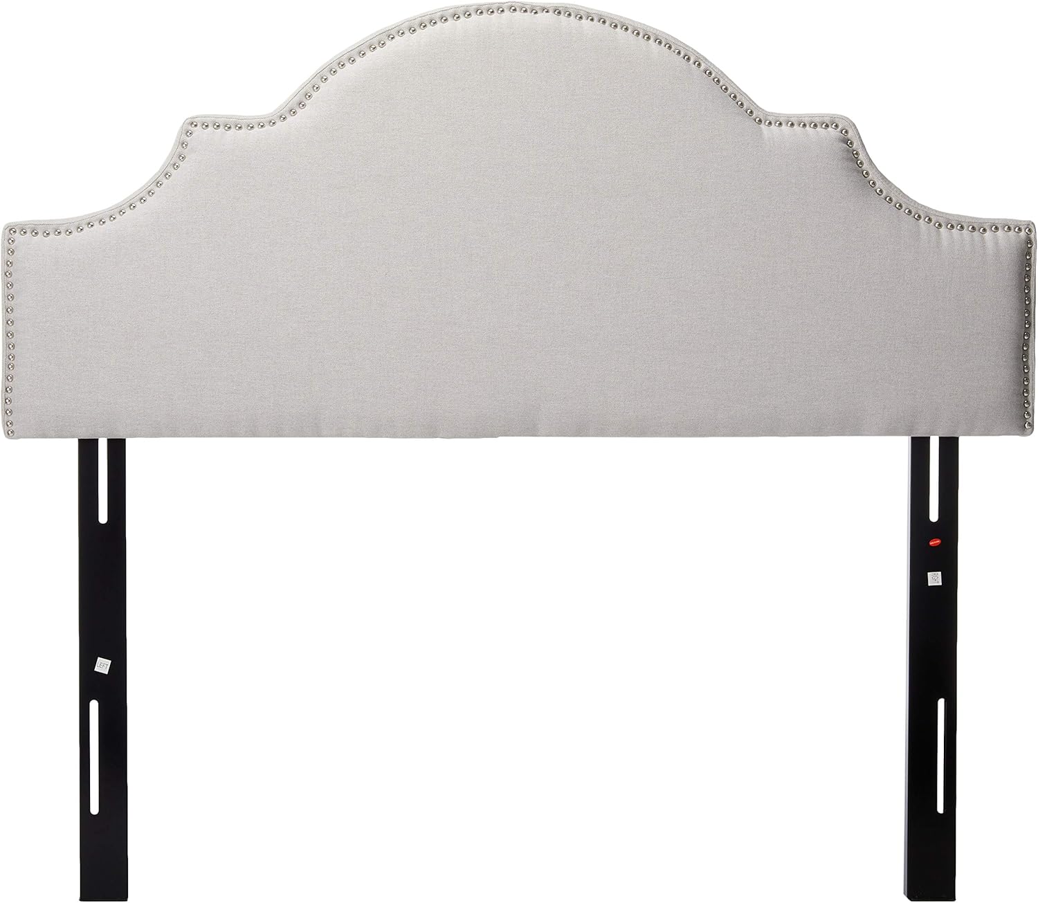 Christopher Knight Home Nora Headboard - Fully Upholstered, Queen / Full, Light Grey