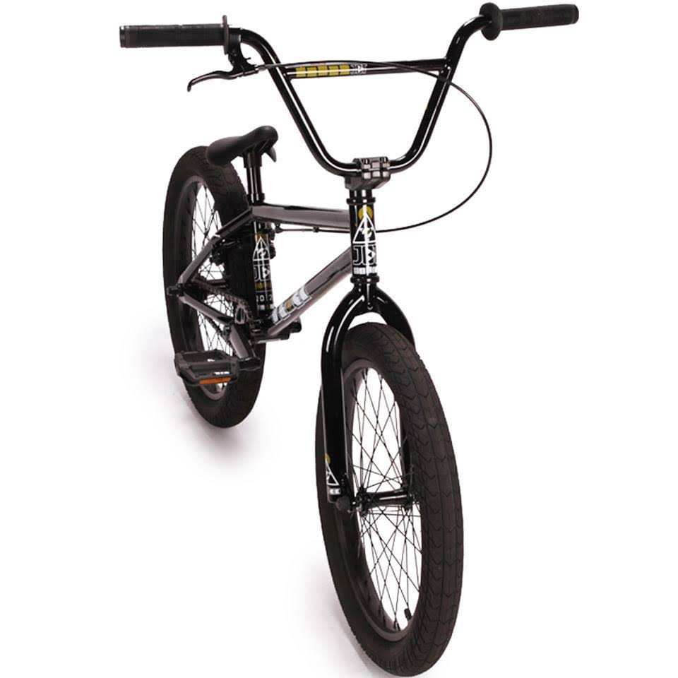 Jet BMX Block BMX Bike Gloss White with Green Camo