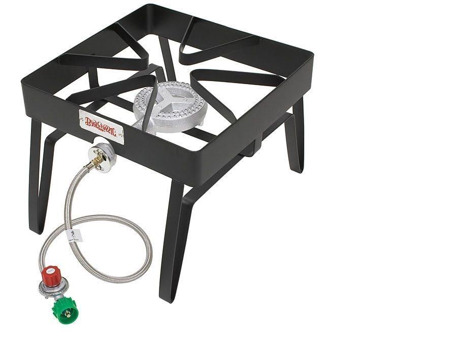 Bayou Classic Outdoor Patio Burner, Size: 16 x 16 x 13 Inches, Black
