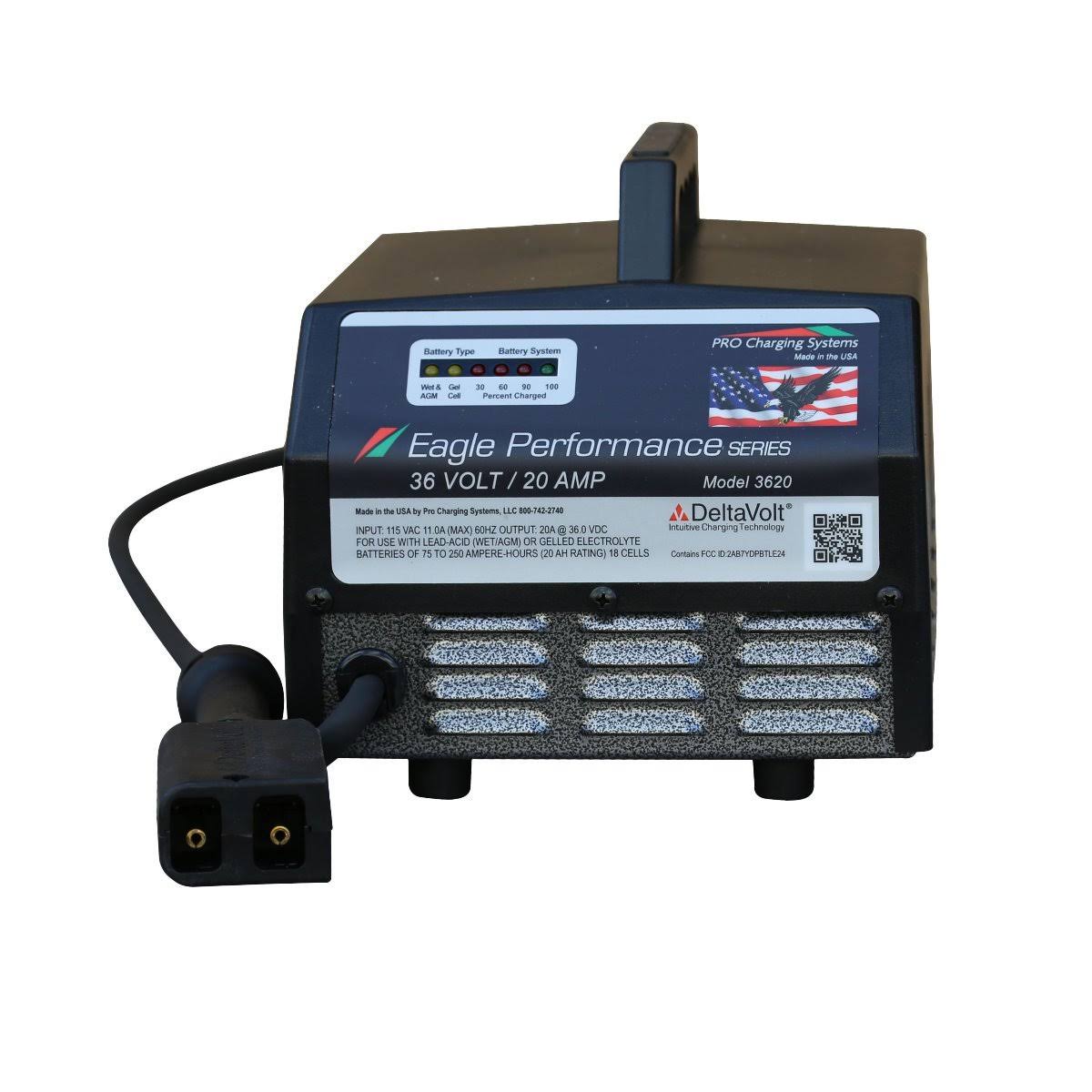 Dual Pro Ezgo TXT Golf Cart 36 Volt Charger - D Plug