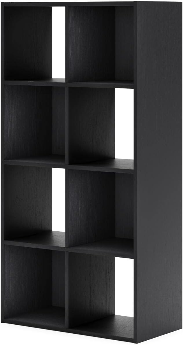 Ashley Furniture Langdrew Eight Cube Organizer, 8, Black