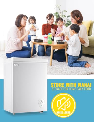 WANAI chest freezer white