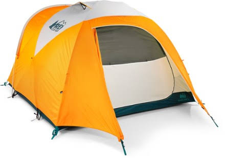 Rei Co-op Base Camp 4 Tent Orange