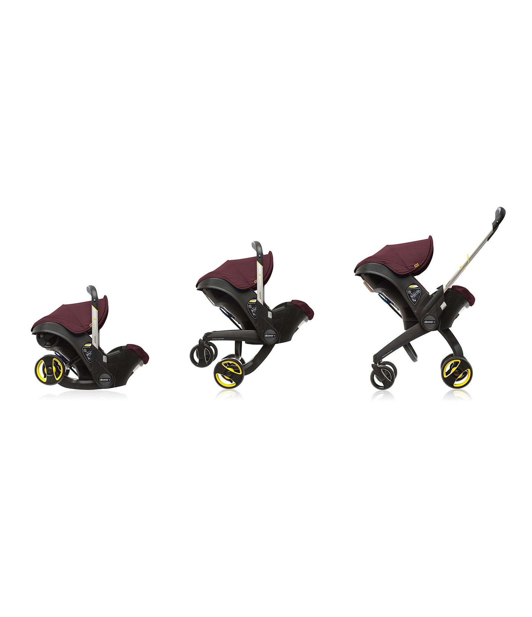 Doona Infant Car Seat Stroller with Base Burgundy Cherry