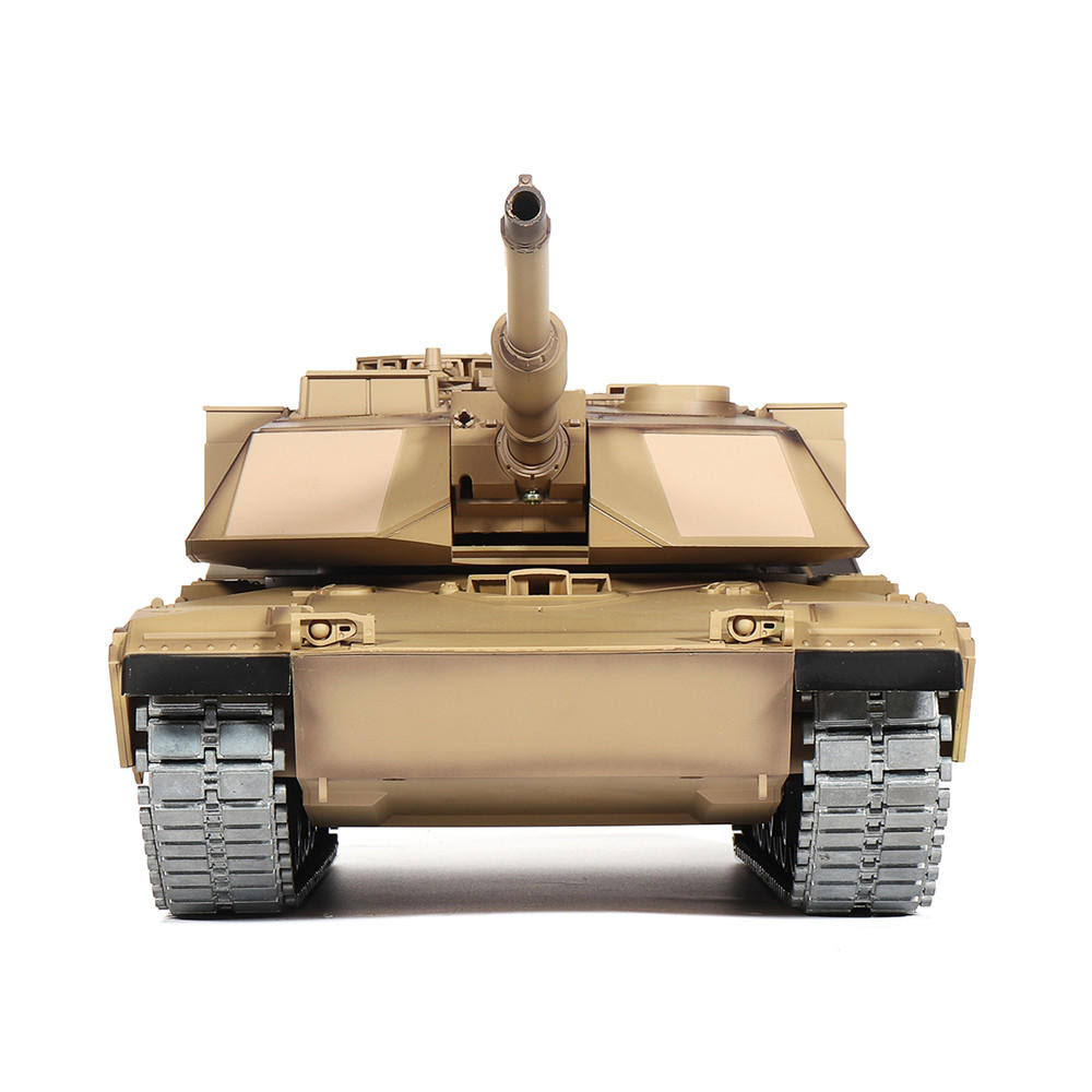 Heng Long 3918-1 1/16 2.4G M1A2 RC Car Battle Tank Metal Track with Sound Smoke Toy