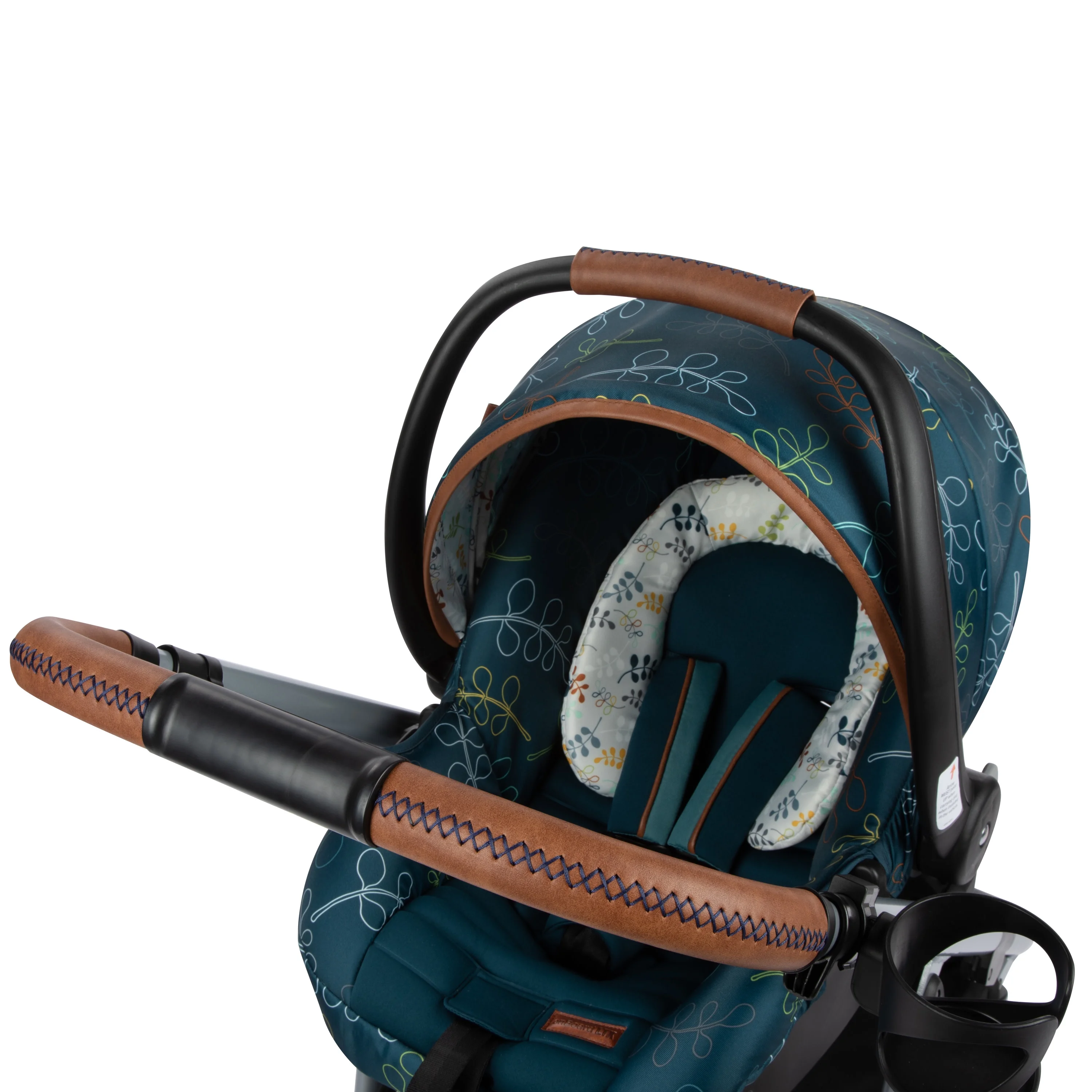 Monbebe Lynx 6 in 1 Modular Travel System Stroller and Infant Car Seat, Leaf