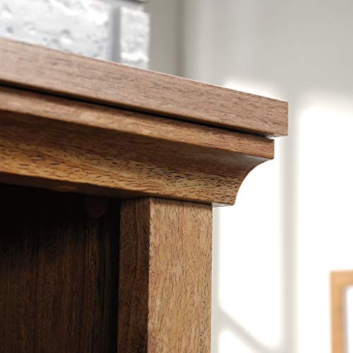 Sauder 5 Tier Book Shelf Wooden Bookcase Multipurpose Bookshelf for Home Office, Living Room, in Chalked Chestnut