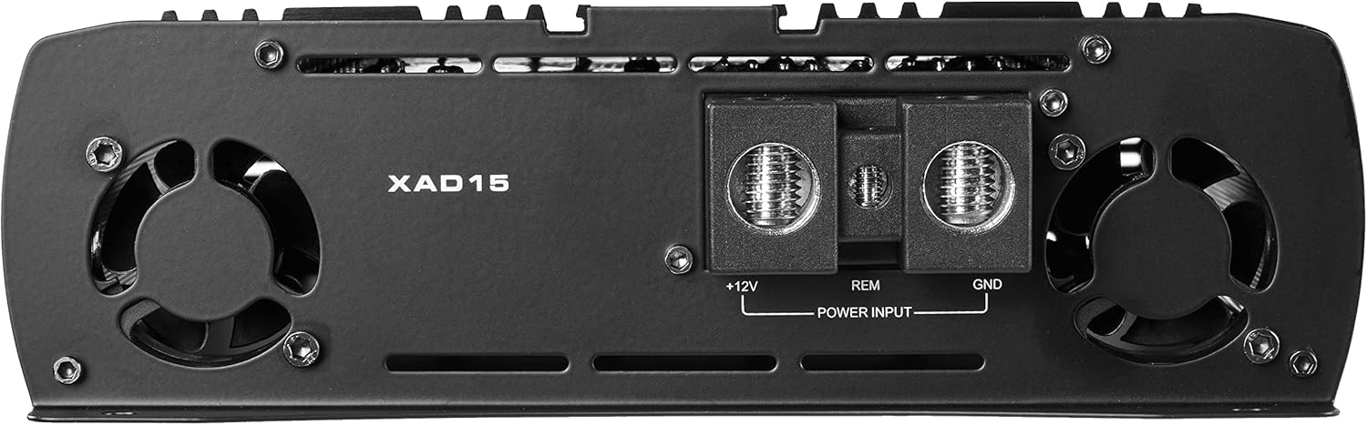 NVX XAD41 1200W RMS 1-OHM Stable Full Bridge Class D High Power Competition Full Range Bridgeable 4-Channel Car Audio MOSFET Amplifier
