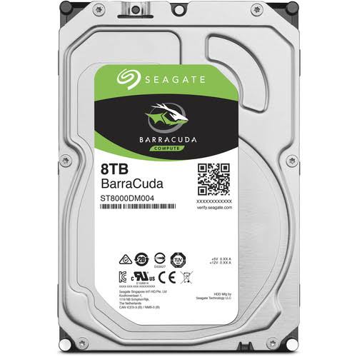 Seagate 8TB Barracuda SATA III 3.5x22 Internal HDD ST8000DMA04