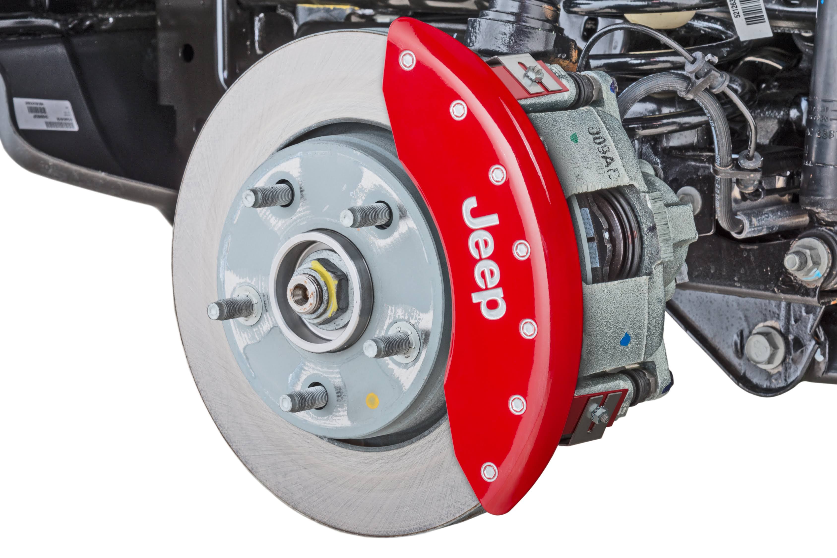 MGP Caliper Covers Jeep Wrangler (Red)