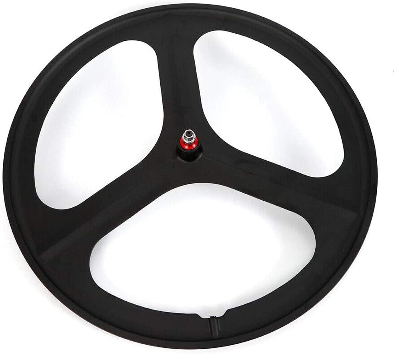 Bicycle Bike Wheel, 700C Fixed Gear Wheels, 26" Fixed Gear Bicycle Wheelset 3 Spoke Rim Single Speed Front Rear Fixie Bicycle Wheels Track Wheel Clincher Type Bike Wheel,(Front & Rear) White