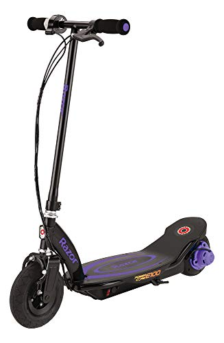 Razor Power Core E100 Electric Scooter - 100w Hub Motor, 8" Air-Filled Tire, Up to 11 mph and 60 min Ride Time, for Kids Ages 8 and Up