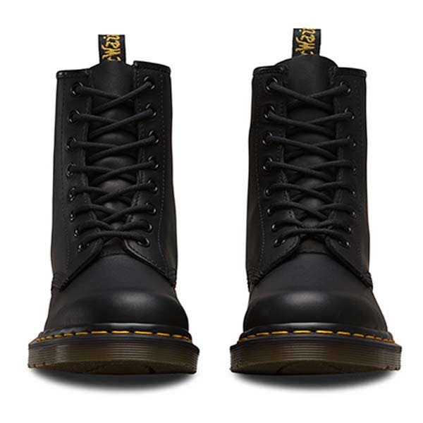 Dr. Martens Black Greasy 1460 Boots