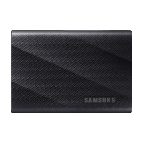 Samsung T9 4TB External SSD, USB3.2 Gen2 x 2, Up to 2,000 MB/s, iPhone 15 Operation Verified, MU-PG4T0B-IT/EC
