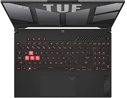 ASUS TUF Gaming A15 (2023) Gaming Laptop 15.6" 144Hz FHD 100% sRGB Display (AMD Ryzen 7 7735HS, 16GB DDR5, 2x512GB PCIe SSD RAID 0 (1TB), GeForce RTX 4050, WiFi 6E, Win11Home) w/Dockztorm Dock