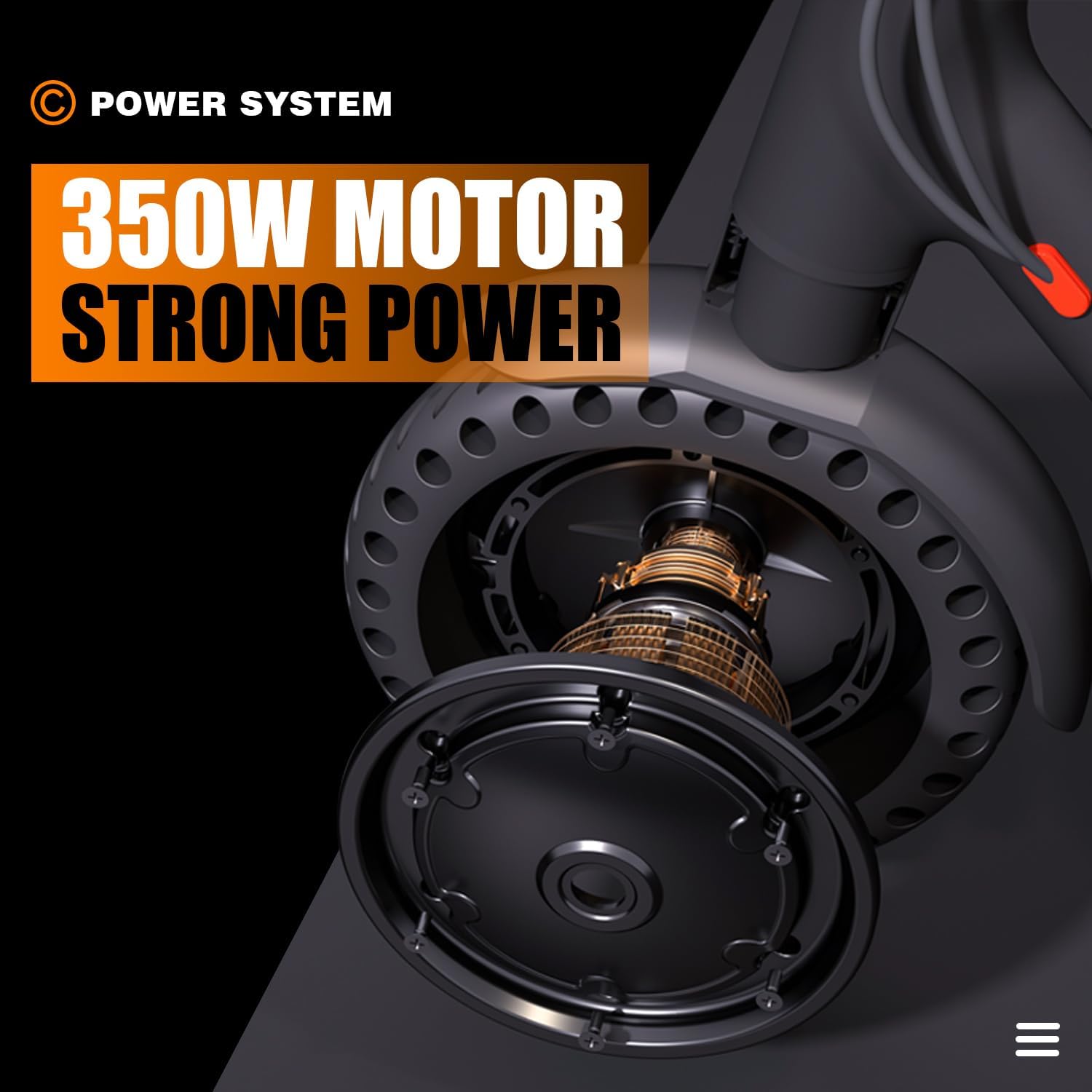 J3 Electric Scooter - Max 19-34 Miles Range, 8.5''/10'' Tires, 350-500W Motor, Max 20/28 MPH Speed，Portable Folding Commuting Scooter for Adults, Double Braking System and App Connectivity