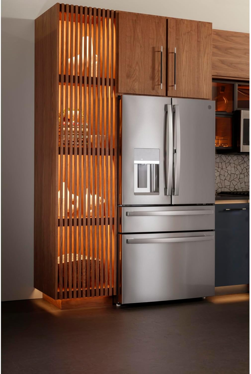 GE Profile PVD28BYNFS 27.6 Cu.Ft. Stainless French Door Smart Refrigerator