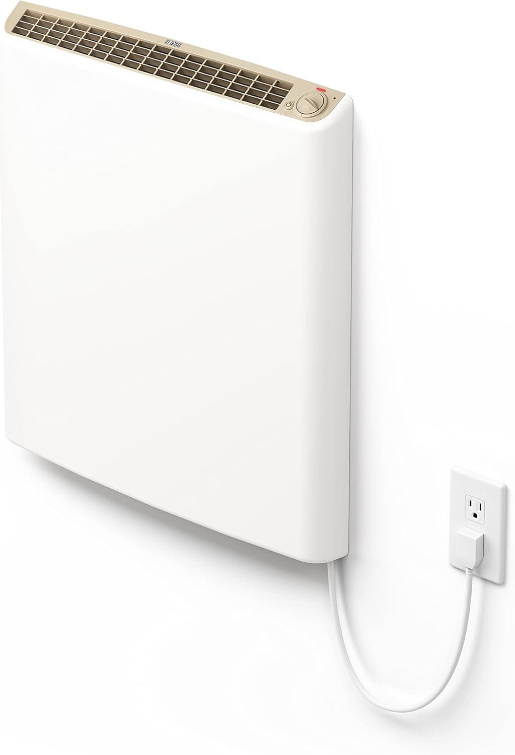 Envi Plug-in Electric Panel Wall Heater for Home, Energy Efficient, Child Safe, Quiet, Great for Bedrooms, Bathrooms, Office, Kitchen, Garage, Tip-Over Protection, Comfort-Level Adjustable Thermostat