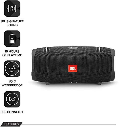 JBL Xtreme 2, Waterproof Portable Bluetooth Speaker, Black