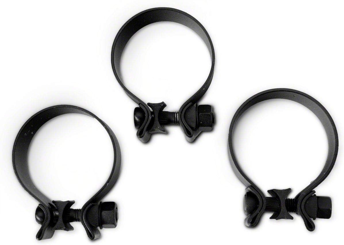 Redrock 4x4 Dual Outlet Axle-Back Exhaust with Black Tips Compatible with 07-18 Jeep Wrangler JK