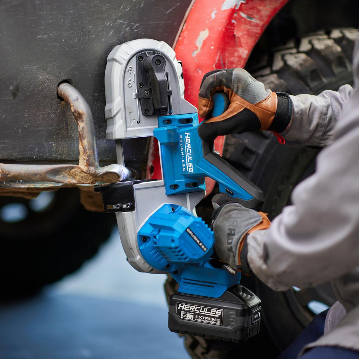 HERCULES 20V Brushless Cordless Variable-Speed Compact Band Saw - Tool Only
