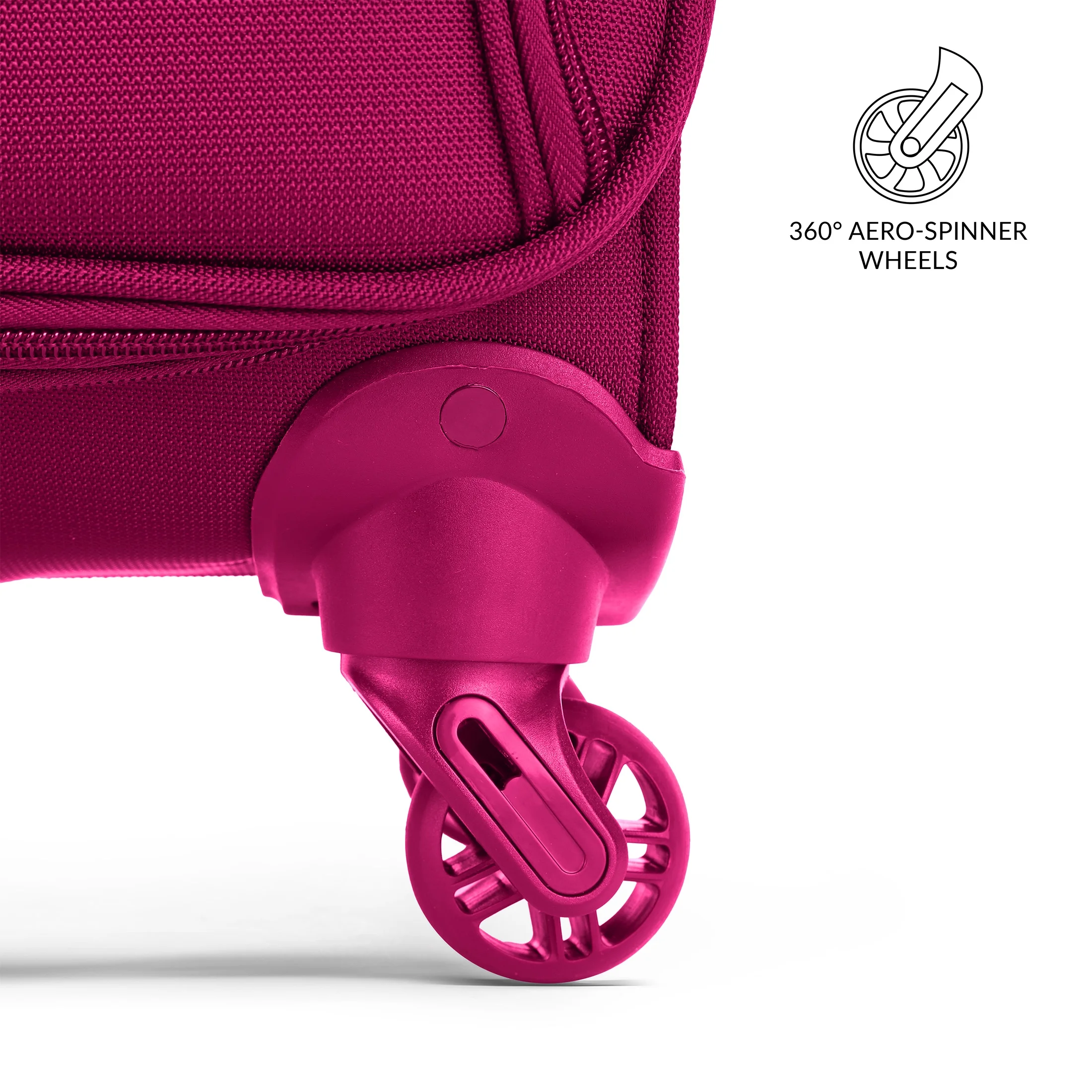 iFLY Softside Passion 20" Carry-on Luggage, Fuchsia
