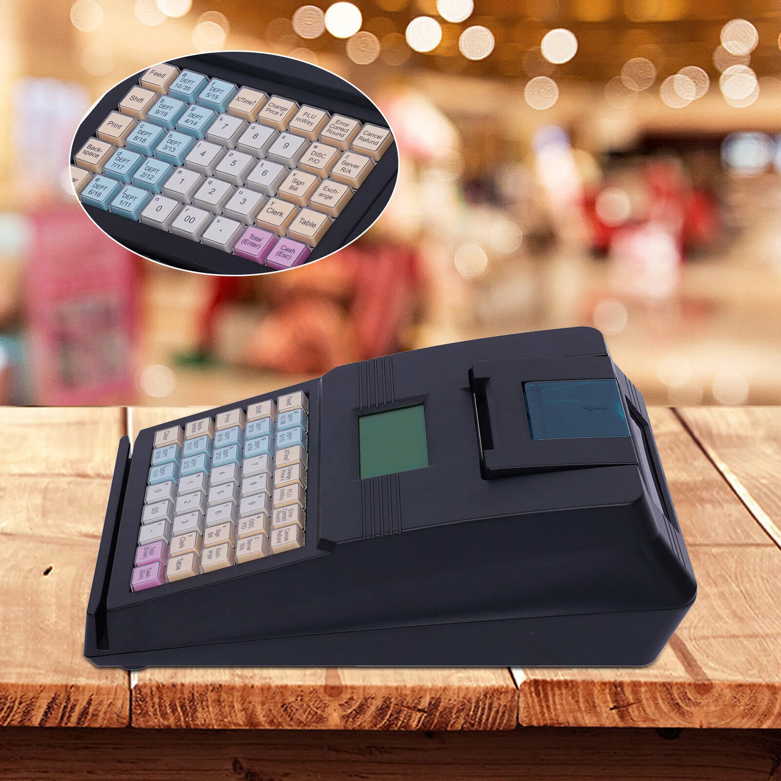 MIDUO 110V USB Electronic Cash Register For Supermarket POS Casher System