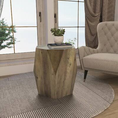 Joss u0026 Main Eastbrook Block End Table Color: Natural
