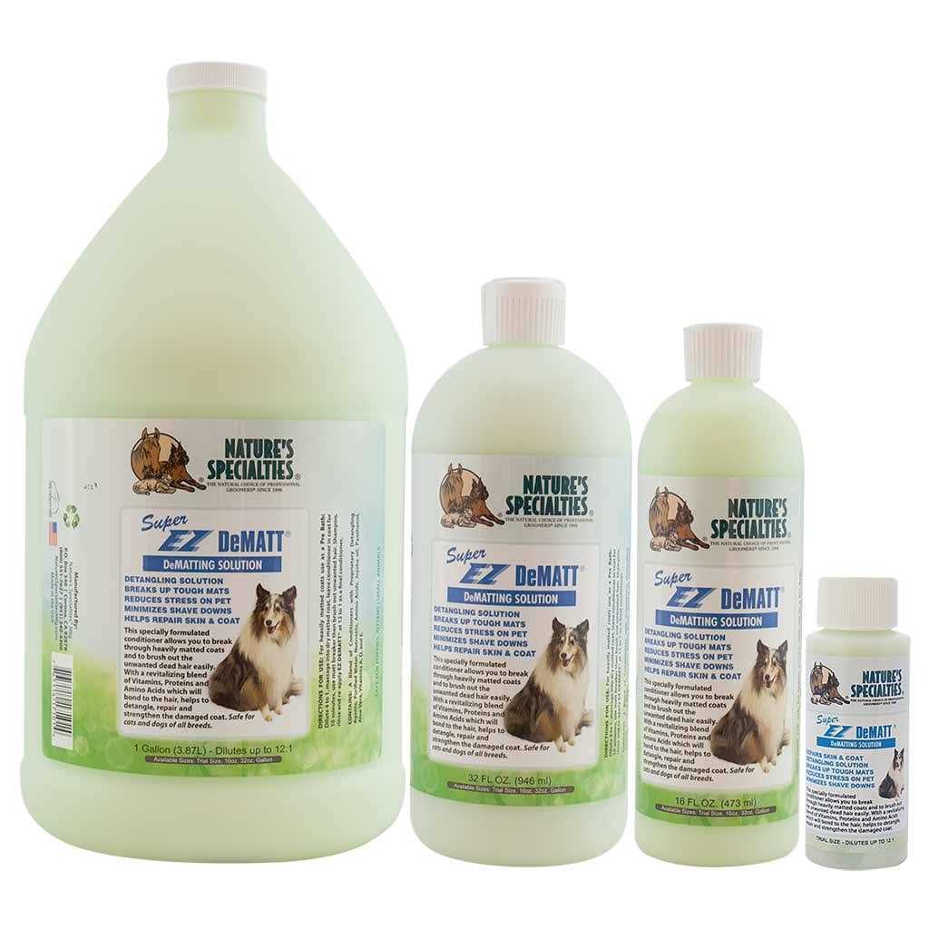 Nature's Specialties Super EZ Dematt Conditioner for Dogs Cats - Pet Supplies online store