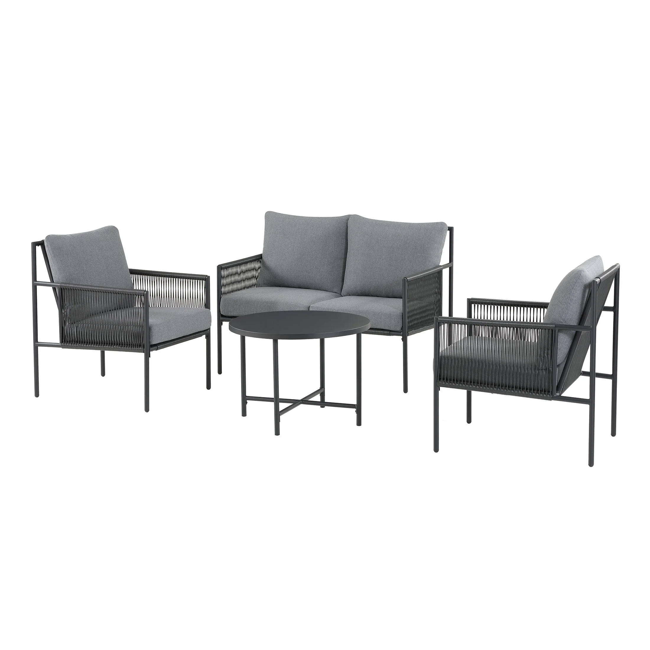 Mainstays Logan 4-Piece Outdoor Conversation Set