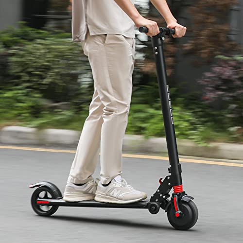 MoNiBloom E-Scooter Electric Kick Scooter w/LED Display and Bluetooth APP, Portable Folding Commuting Scooter for Adults & Teens