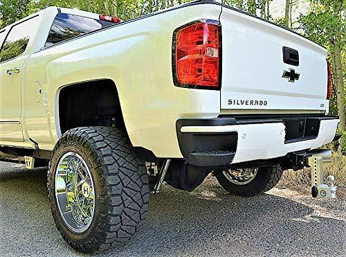 Weigh Safe WS8-2-SET 8x22 Drop Hitch, 2x22 Receiver 12,500 lbs GTW - Adjustable Aluminum Hitch Ball Mount w/Scale, 2 Stainless S