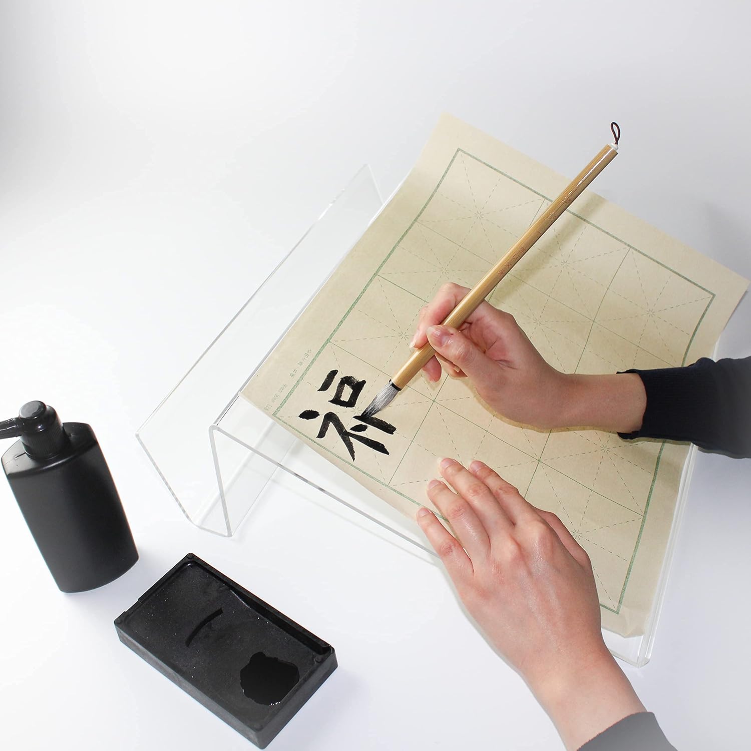 SILLY MONKEY Slant Board for Writing – Writing Slope with Tablet Book Holder Slot Anti-Slip Border Edge - Ergonomic Writing Slant Board for Improved Handwriting, Posture, Grasp and Endurance Pack of 2