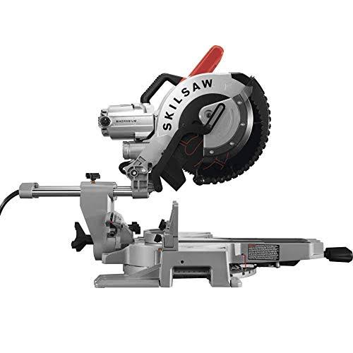 Skilsaw SPT88-01 12 in. Worm Drive Dual Bevel Sliding Miter Saw (Renewed)