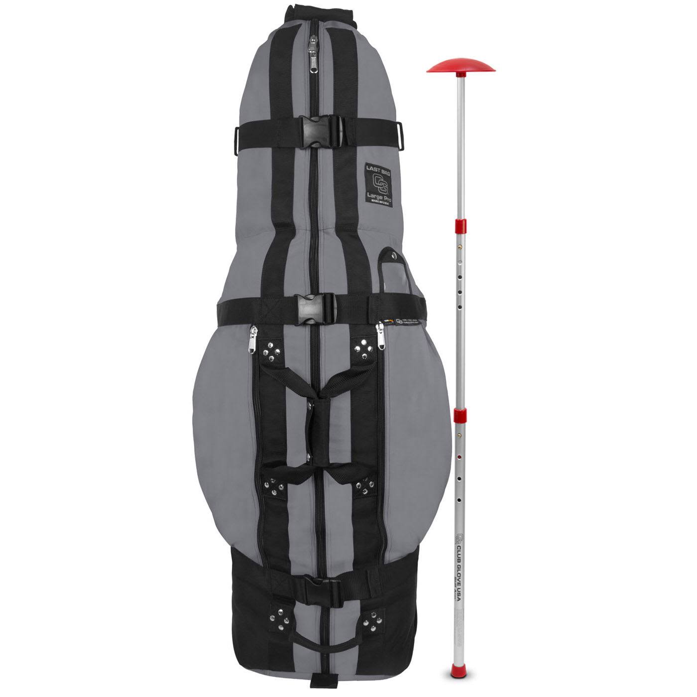 Club Glove Last Bag Large Pro Travel Cover with Stiff Arm, Charcoal