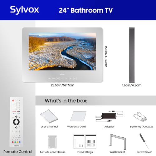 SYLVOX Bathroom TV