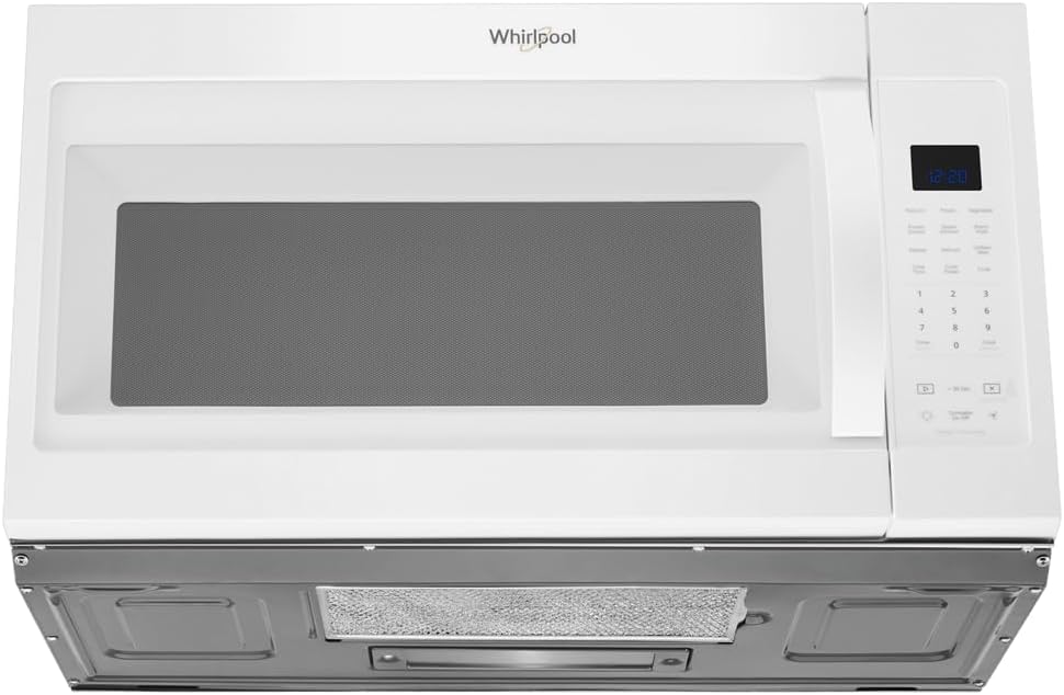 Whirlpool 1.9 cu. ft. Over The Range Microwave in White with Sensor Cooking and Steam