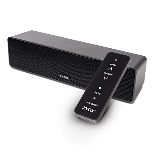 ZVOX AccuVoice Compact TV Soundbar Speaker